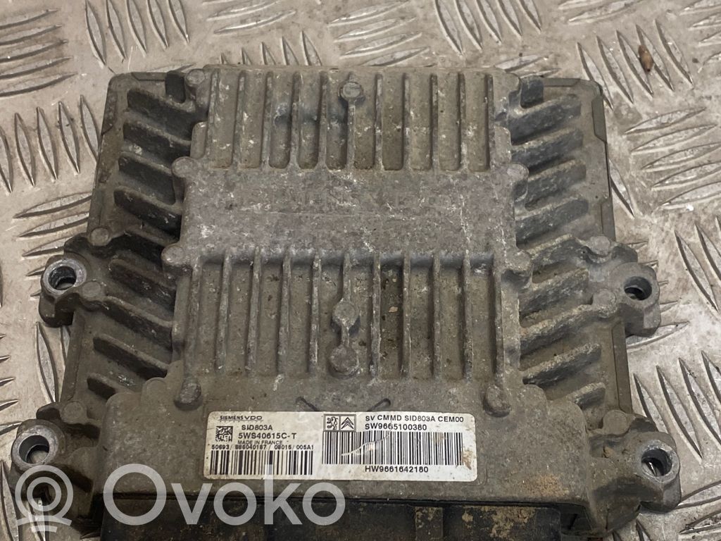 Unidad de control/módulo del motor   SID803A,SW9665100380,W9661642180