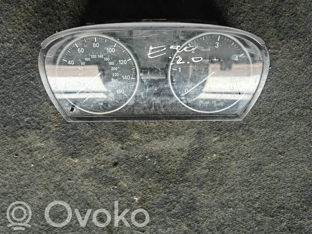 BMW 3 E90 E91 Speedometer (instrument cluster) 
