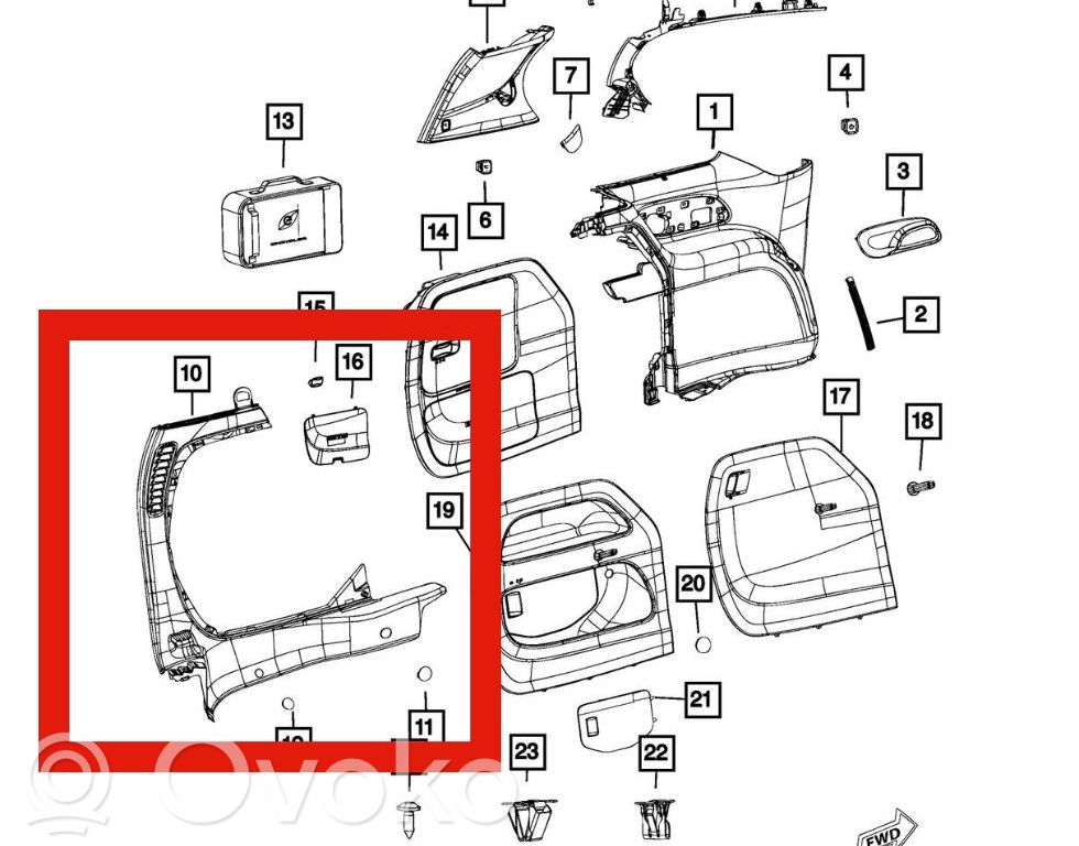 Chrysler Pacifica Other interior part 