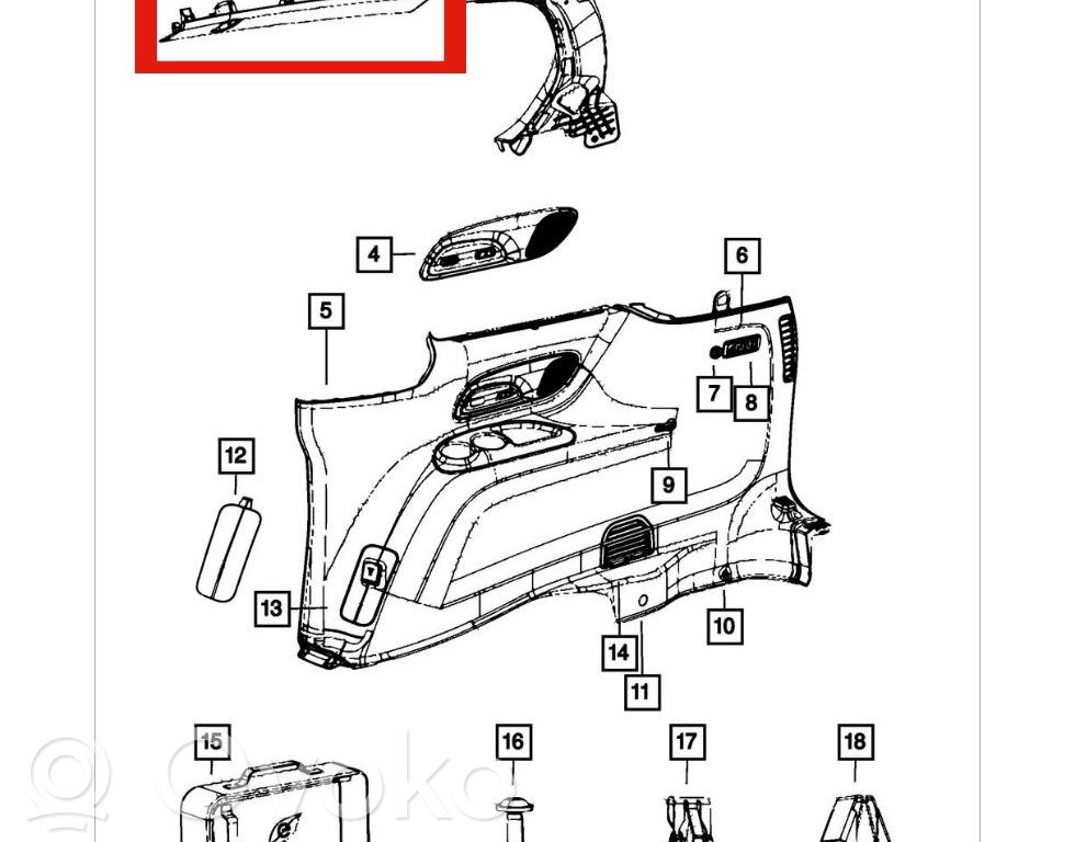 Chrysler Pacifica Other interior part 