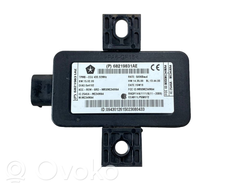 Dodge Challenger Tire pressure control unit 