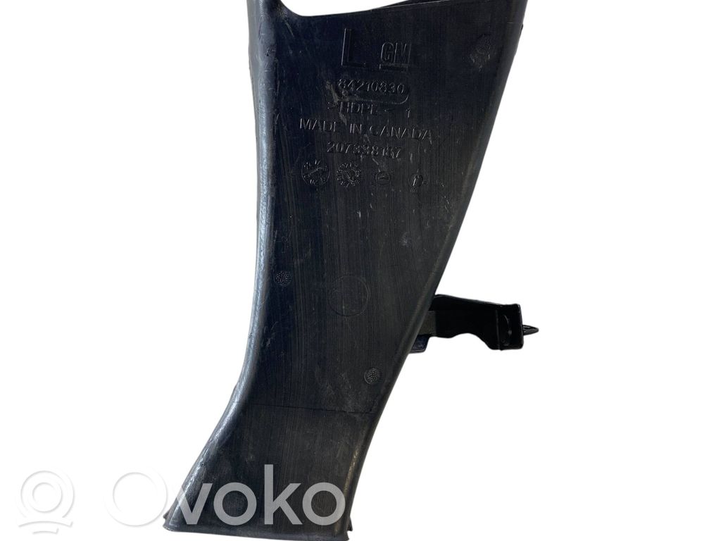 Prowadnica powietrza intercoolera   84210830,207338187