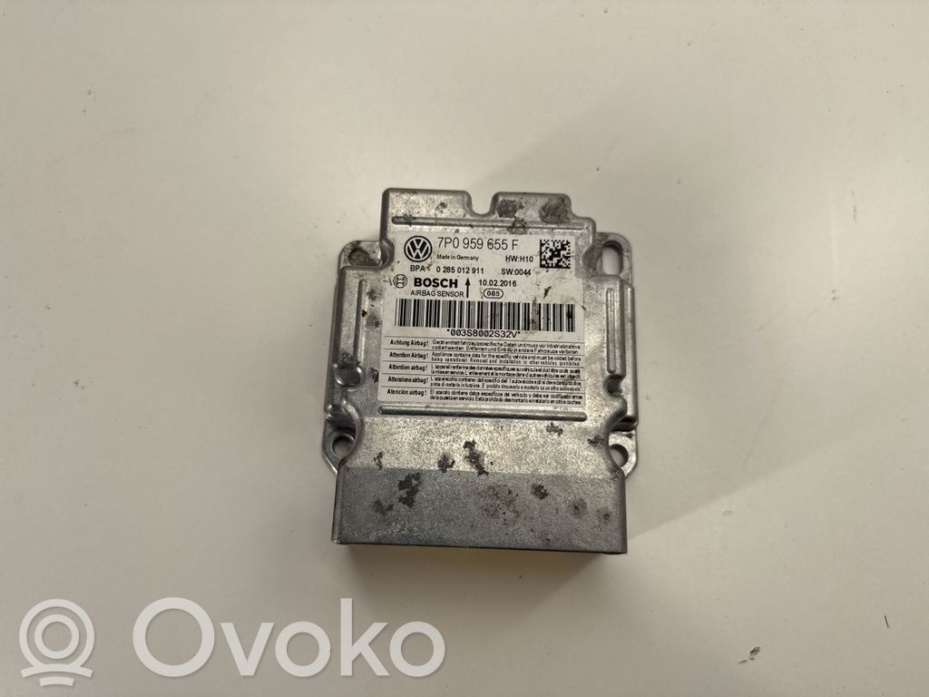 Volkswagen Touareg II Airbag control unit/module 