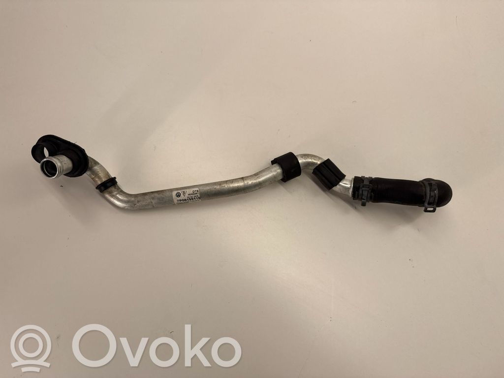 Volkswagen Touareg II Engine coolant pipe/hose 