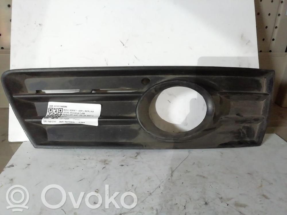 Front bumper splitter molding   51117166586