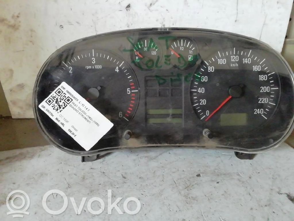 Seat Toledo II (1M) Geschwindigkeitsmesser Cockpit 