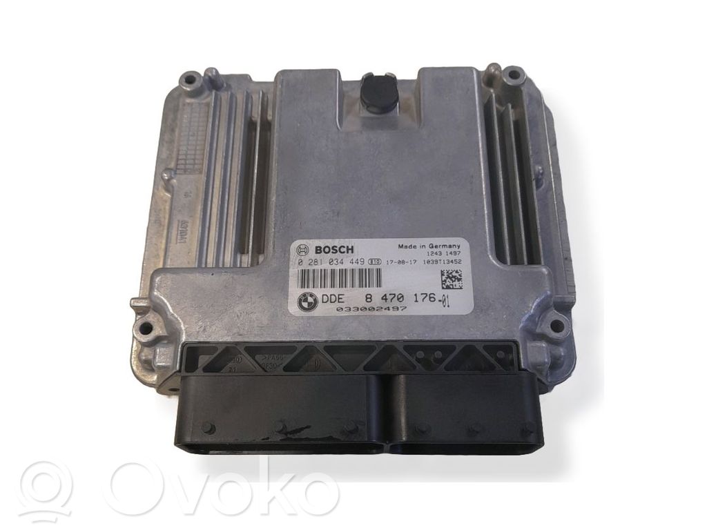 BMW 3 F30 F35 F31 Centralina/modulo del motore 
