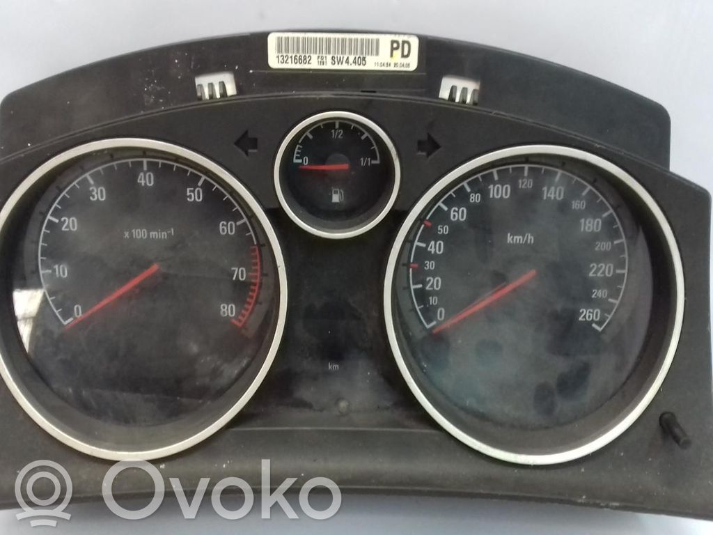 Opel Astra H Tachimetro (quadro strumenti)