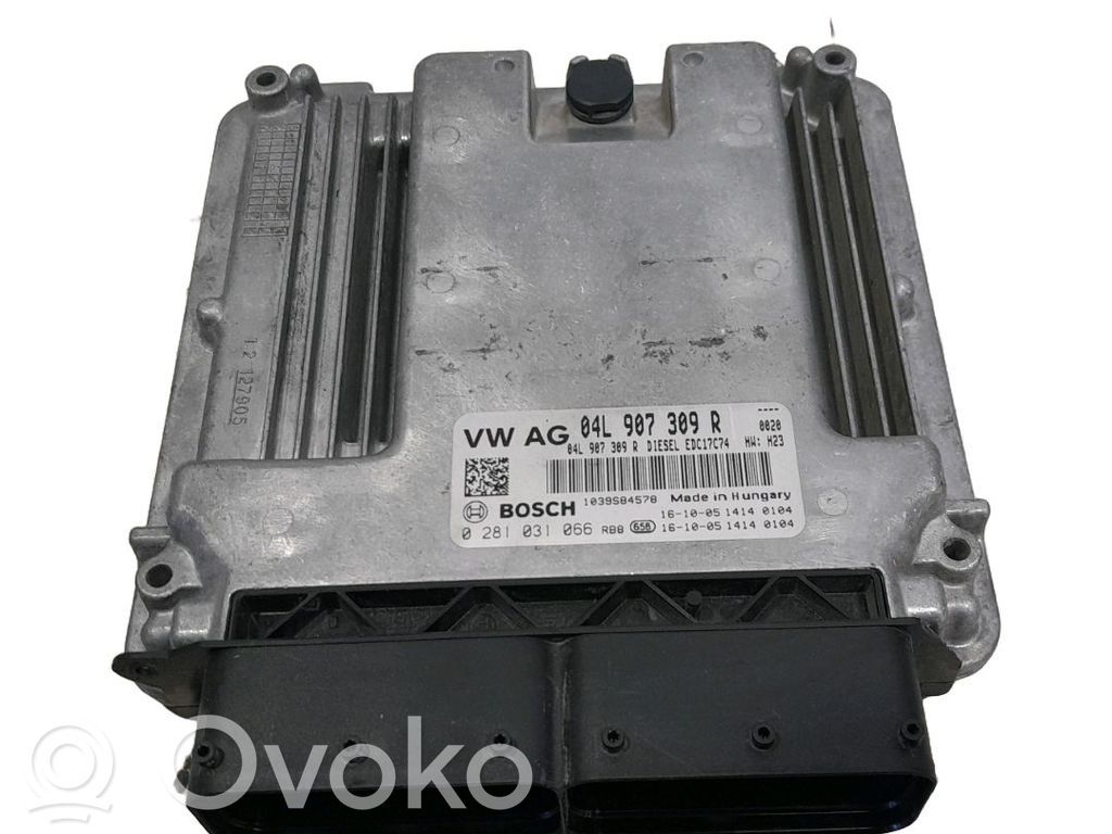 Unidad de control/módulo del motor   04L907309R,0281031066