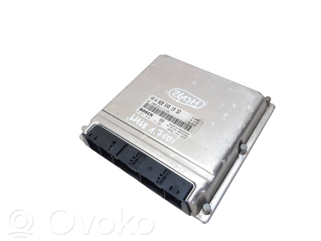 Mercedes-Benz A W168 Engine control unit/module 