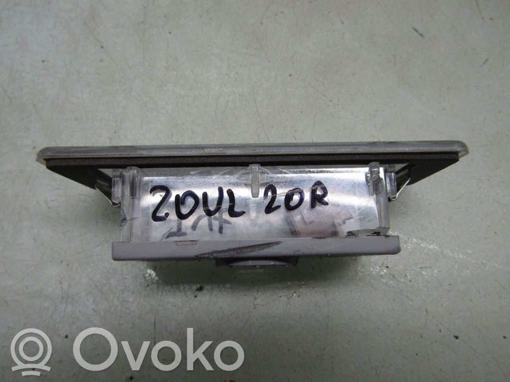 KIA Soul Lampa oświetlenia tylnej tablicy rejestracyjnej 
