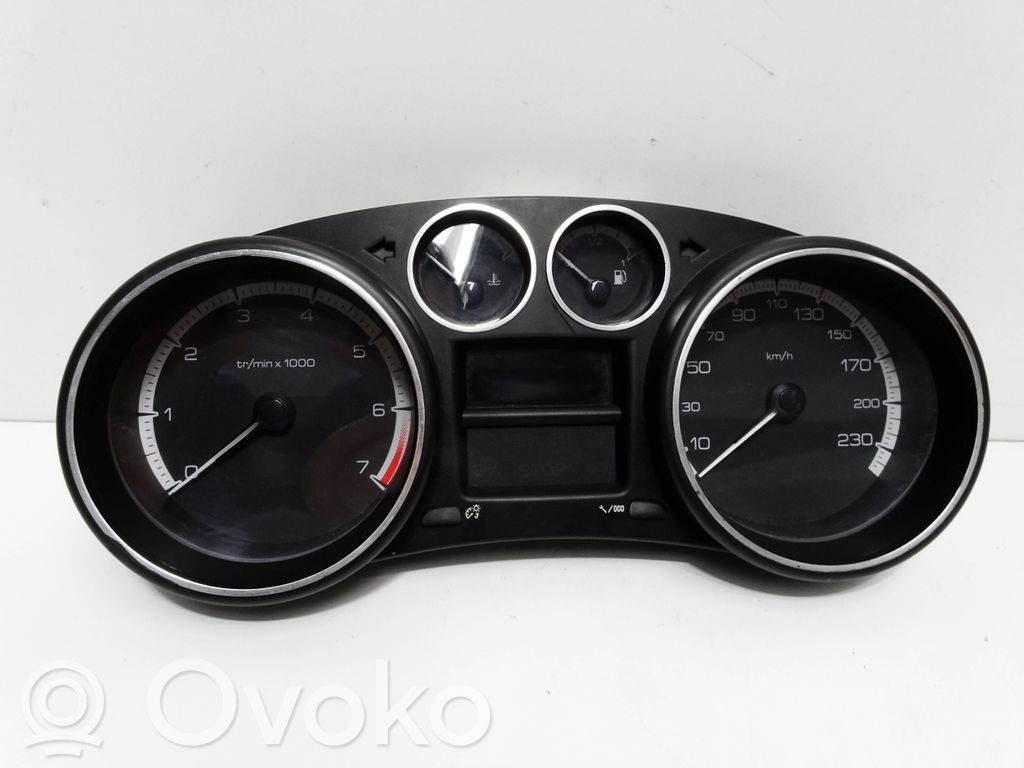 Peugeot 308 Vitezometru (grup de instrumente) 