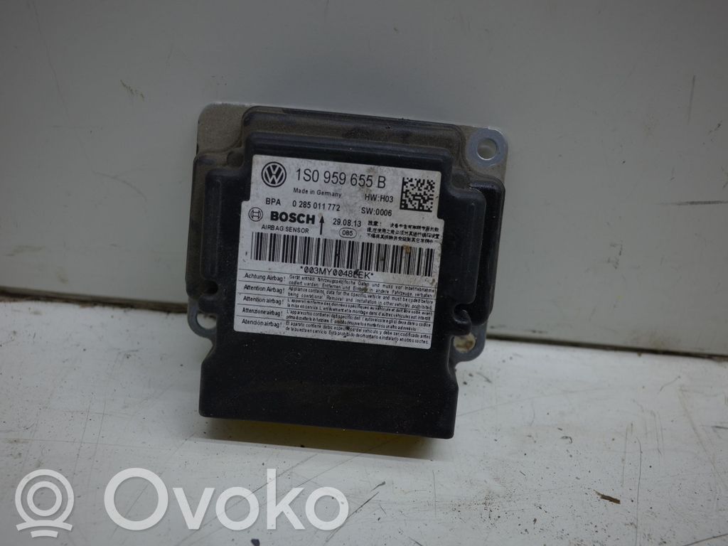 Volkswagen Up Airbag control unit/module 