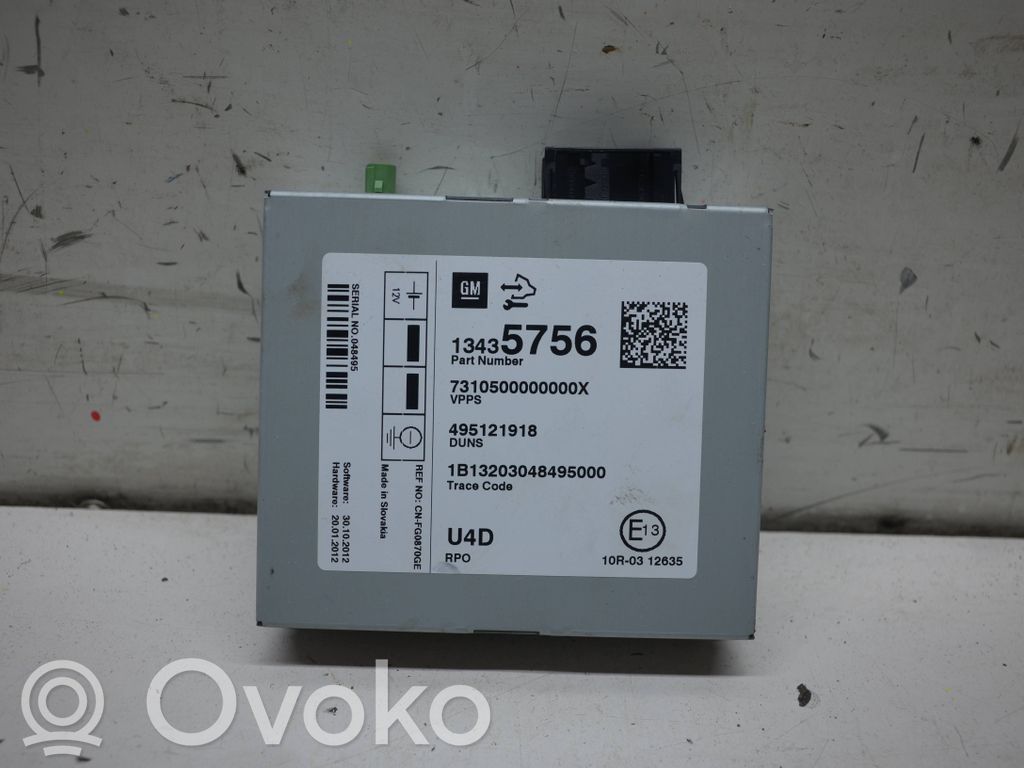 Opel Astra J Autres unités de commande / modules 