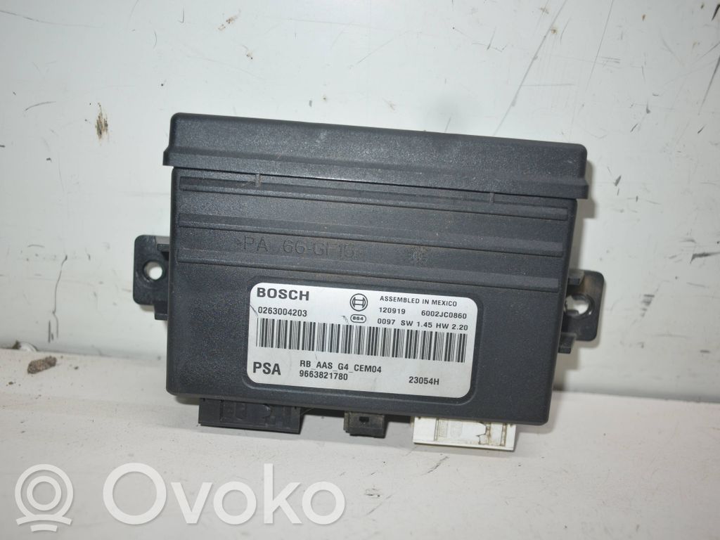 Peugeot 308 SW  Parking PDC control unit/module 