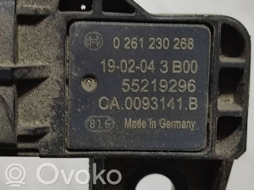 Luftdrucksensor   55219296,0093141B,0261230268,1247474,1562724,1580533,46553045,5166434,55209037,68143574AA,71732447,77364145,77364869,95512846,9S519J559BB,A0051536128,A0061534728,MN195775,MR985032