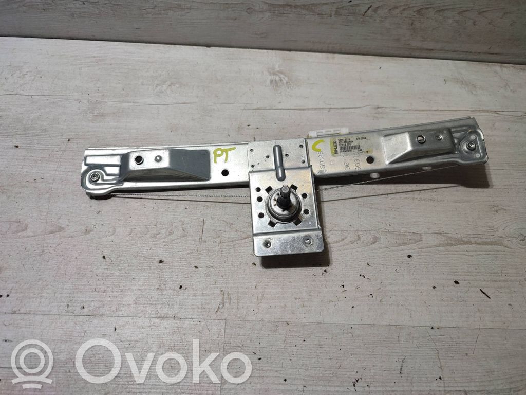 Opel Corsa E Rear window lifting mechanism without motor 