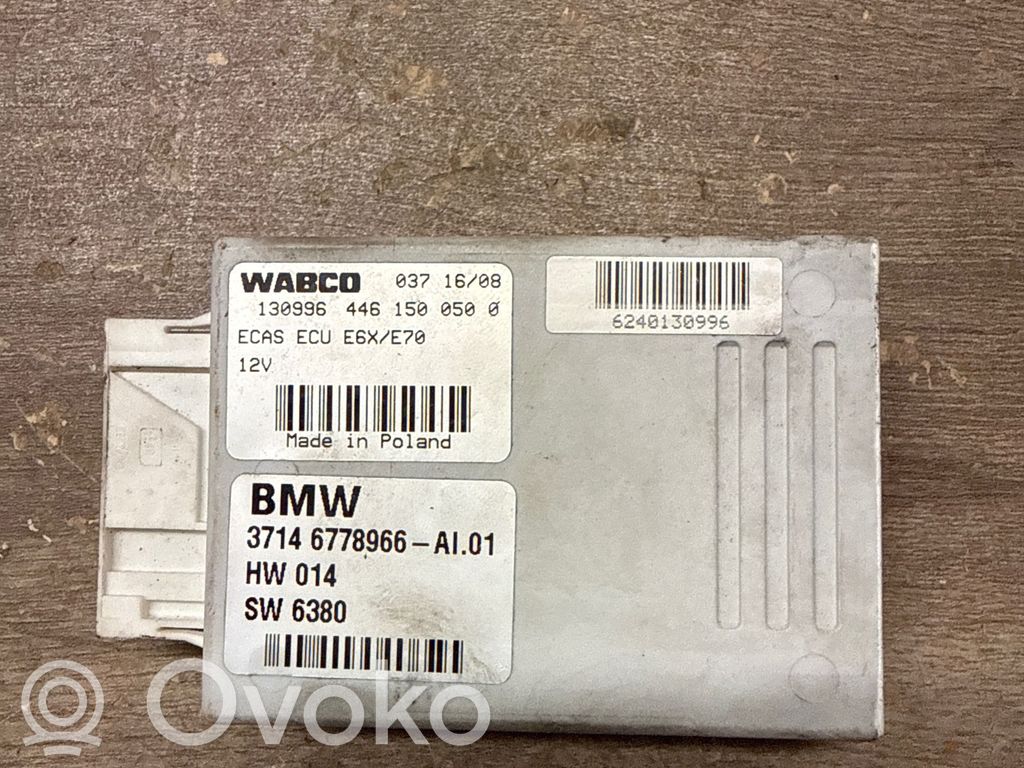 BMW X5 E70 Air suspension control unit module (rear) 
