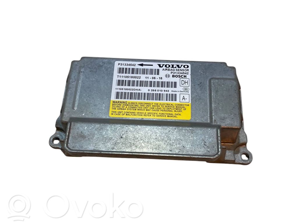 Volvo V60 Airbag control unit/module 