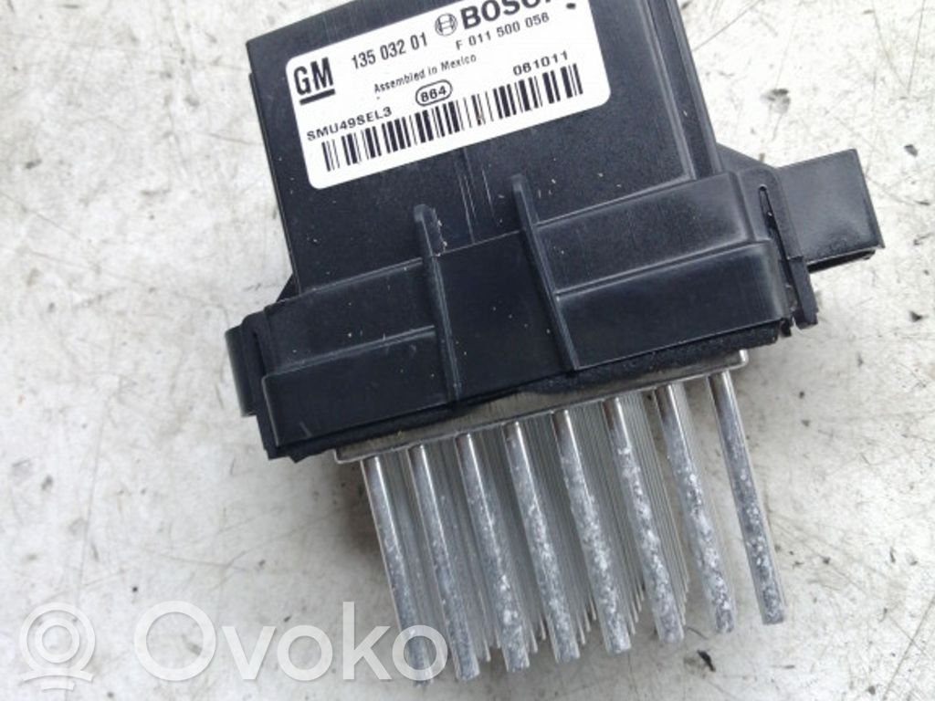 Opel Insignia A Heater blower motor/fan resistor 