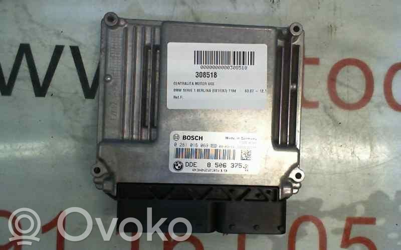 BMW 1 E81 E87 Unidad de control/módulo del motor 