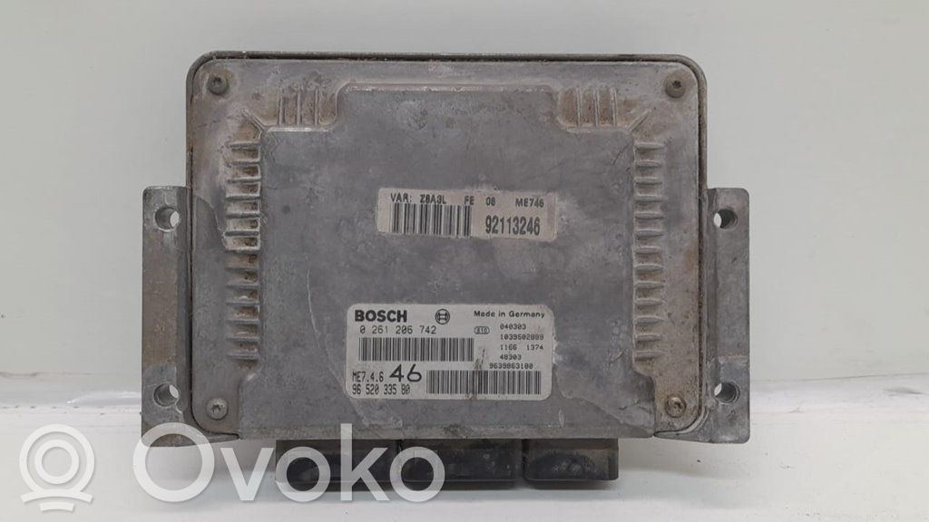 Peugeot 607 Engine control unit/module 