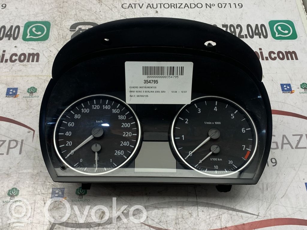 BMW 3 E90 E91 Kitas prietaisų skydelis 