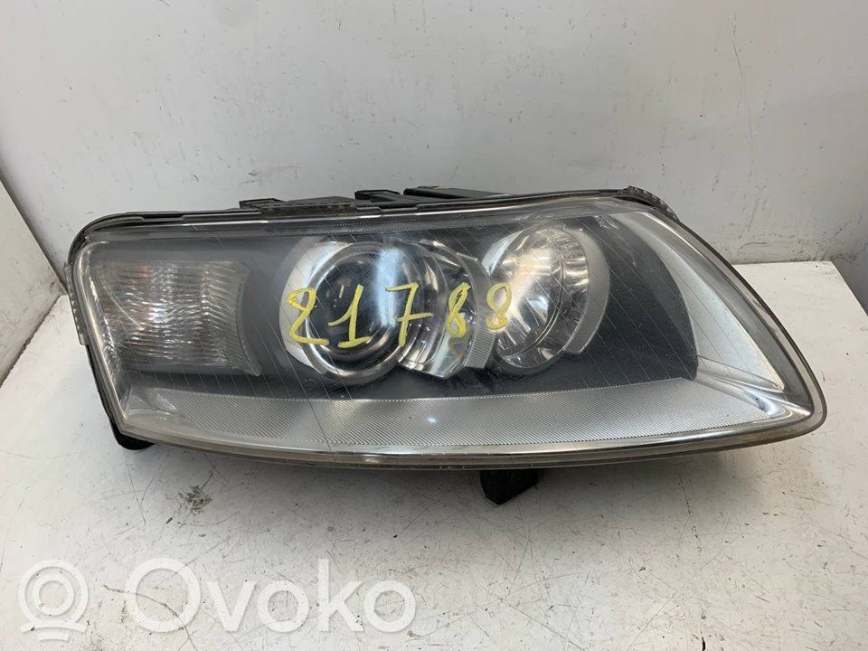 Audi A6 S6 C6 4F Lampa przednia 