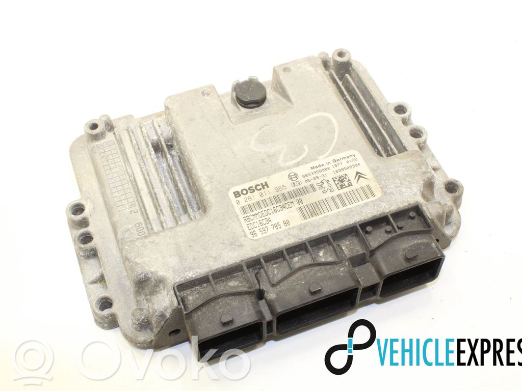 Peugeot 207 Engine control unit/module 
