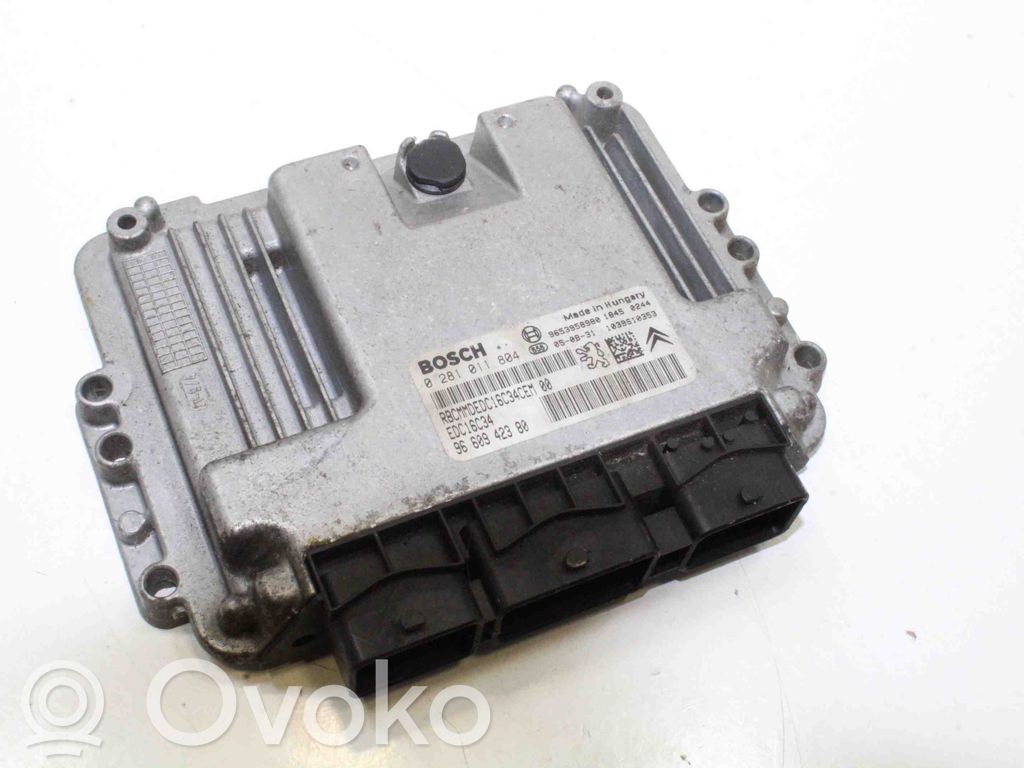 Engine control unit/module   9660942380,0281011804