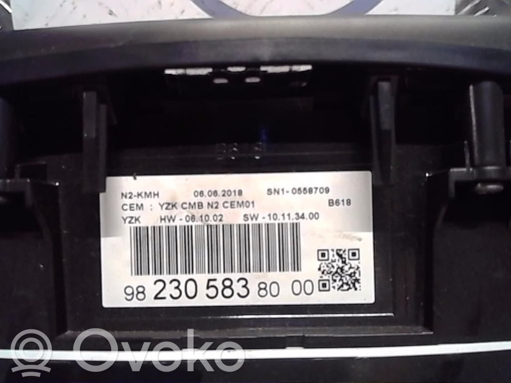 Citroen C3 Speedometer (instrument cluster) 