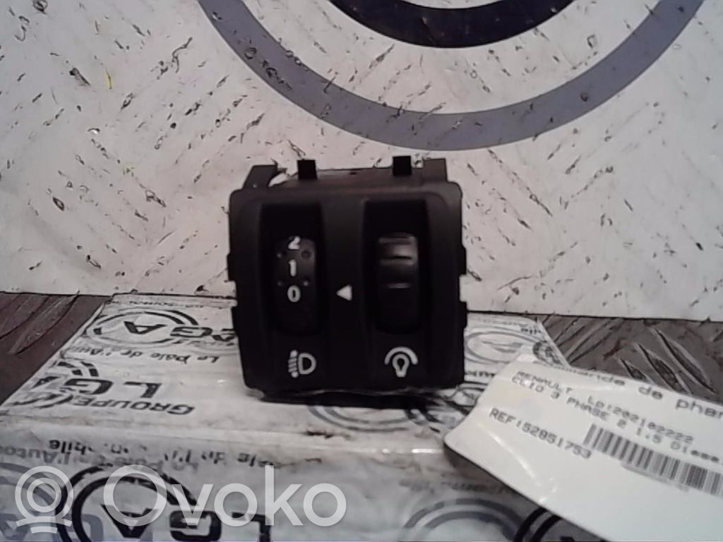 Renault Clio III Interruptor de luz 