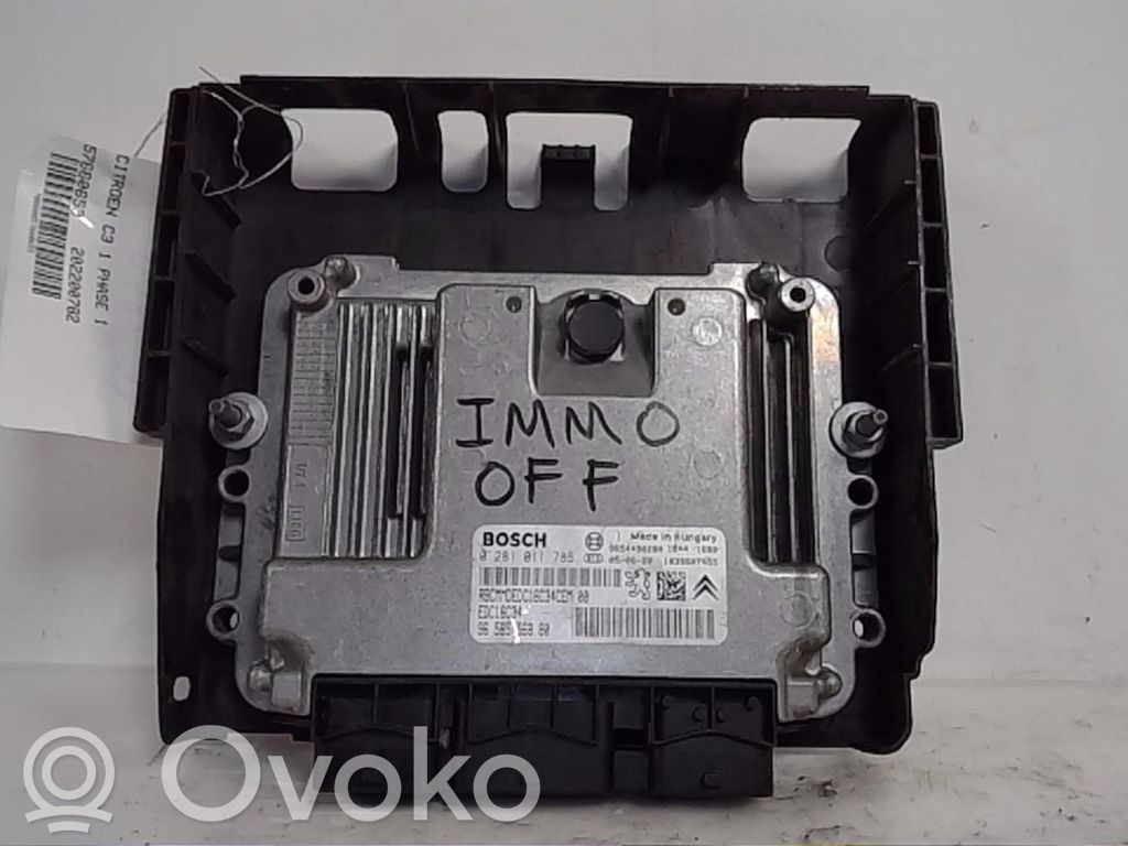 Citroen C3 Calculateur moteur ECU 