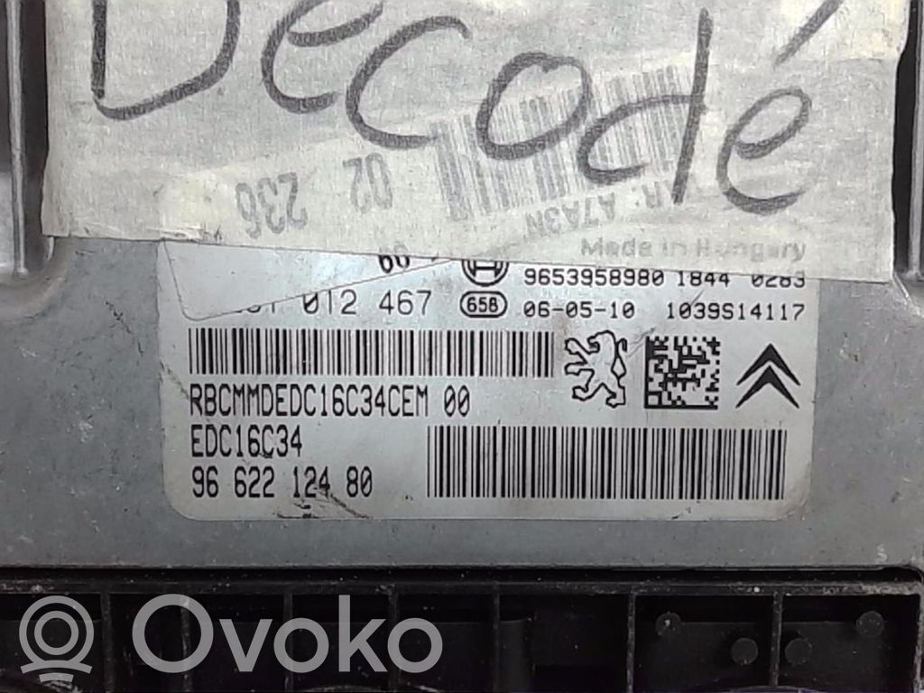 Peugeot 207 Engine control unit/module 