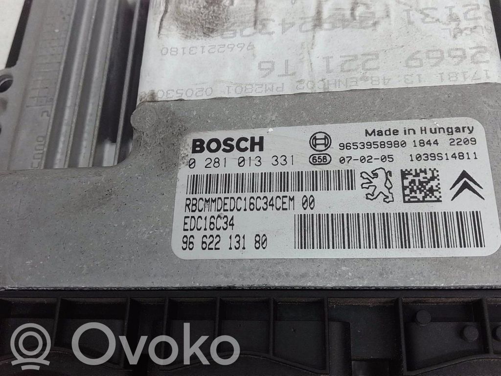 Peugeot 307 Engine control unit/module 
