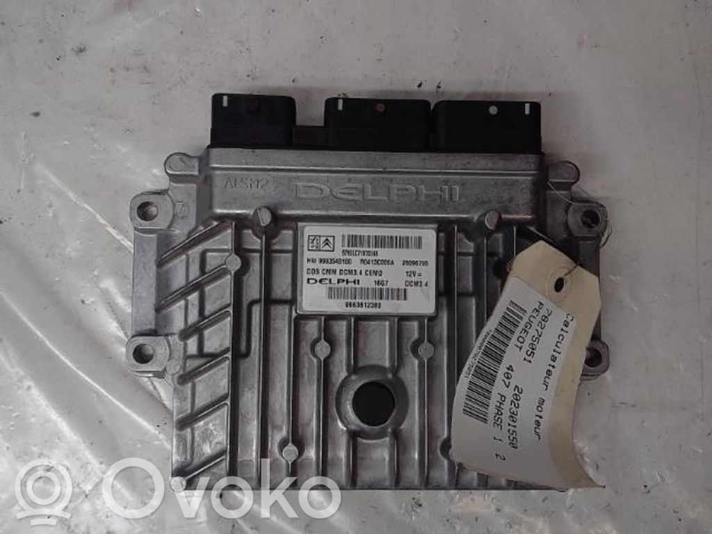 Peugeot 407 Engine control unit/module 