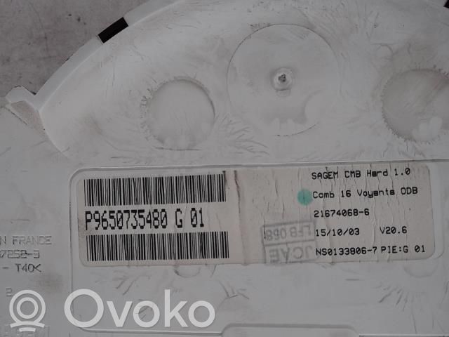 Citroen C3 Speedometer (instrument cluster) 