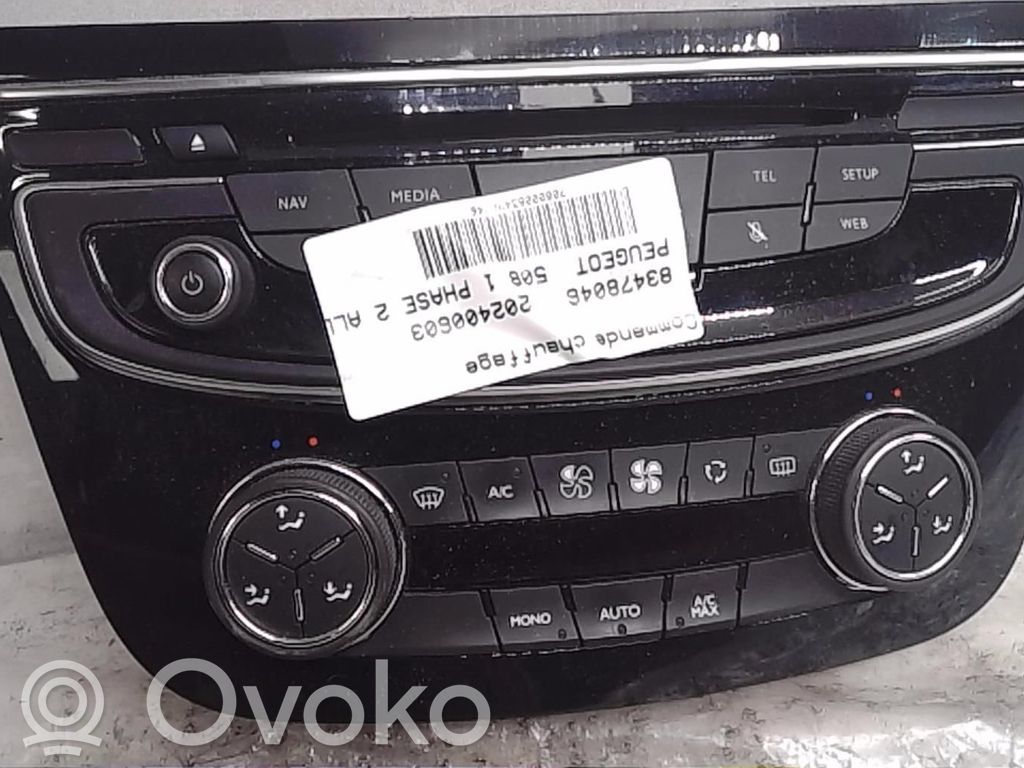 Peugeot 508 Unidad de control climatización 