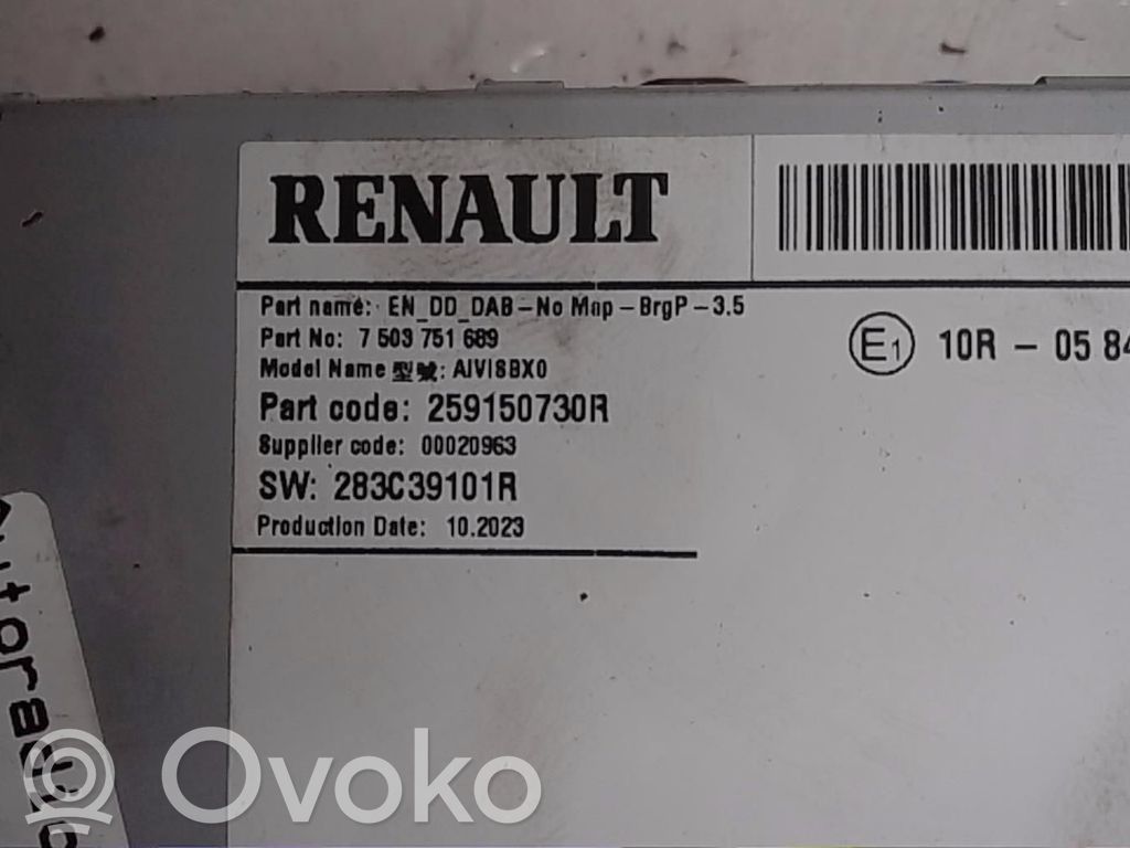 Renault Clio V Panel / Radioodtwarzacz CD/DVD/GPS 