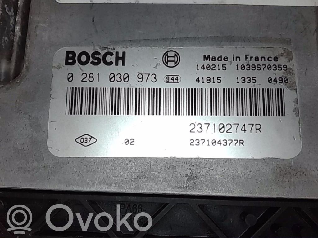 Engine control unit/module   237103370R