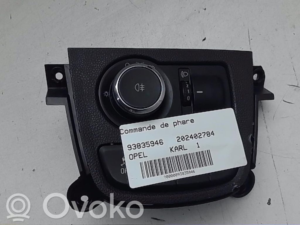 Opel Karl Light switch 