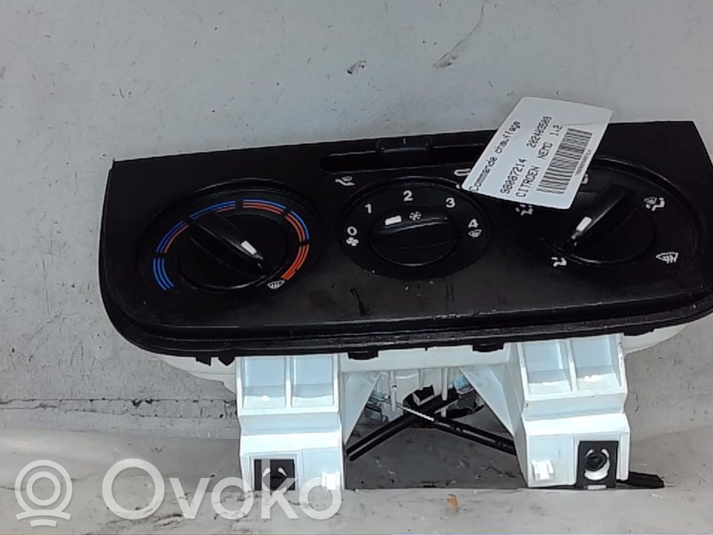 Citroen Nemo Climate control unit 