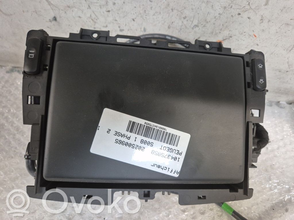 Peugeot 5008 Monitor / wyświetlacz / ekran 