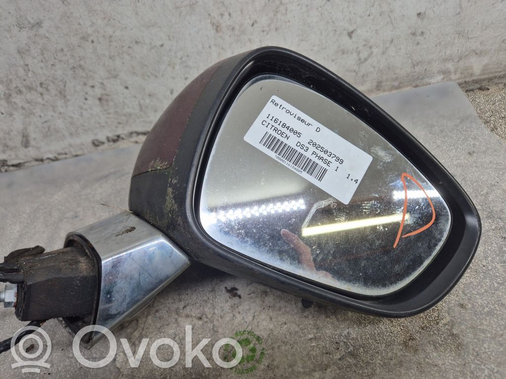 Citroen DS3 Espejo lateral manual 