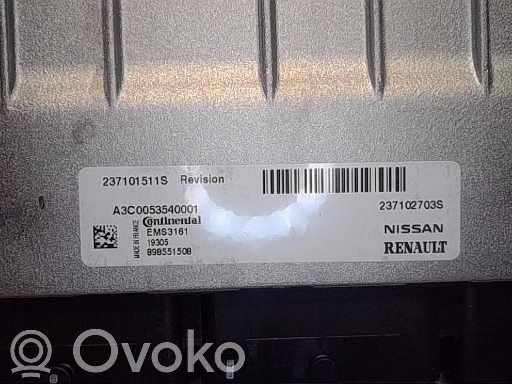 Renault Clio V Aizdedzes ECU komplekts 