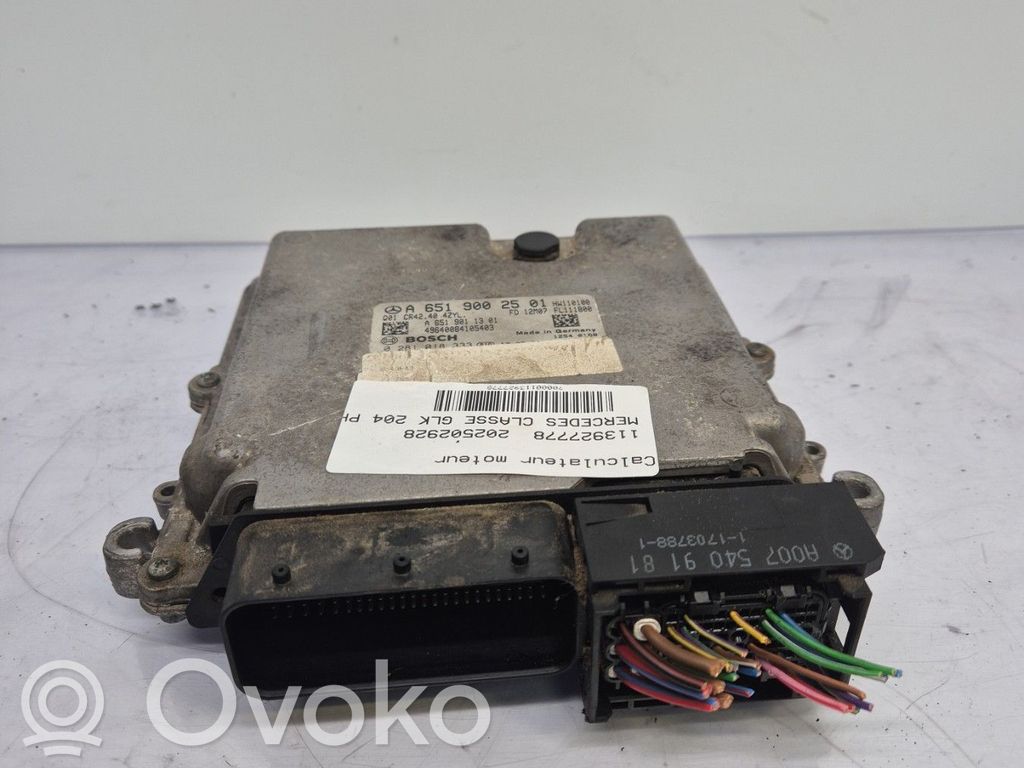 Mercedes-Benz GLK (X204) Sterownik / Moduł ECU 