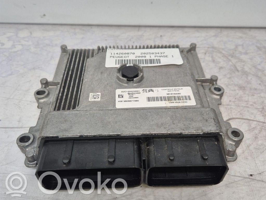 Peugeot 2008 I Engine control unit/module 