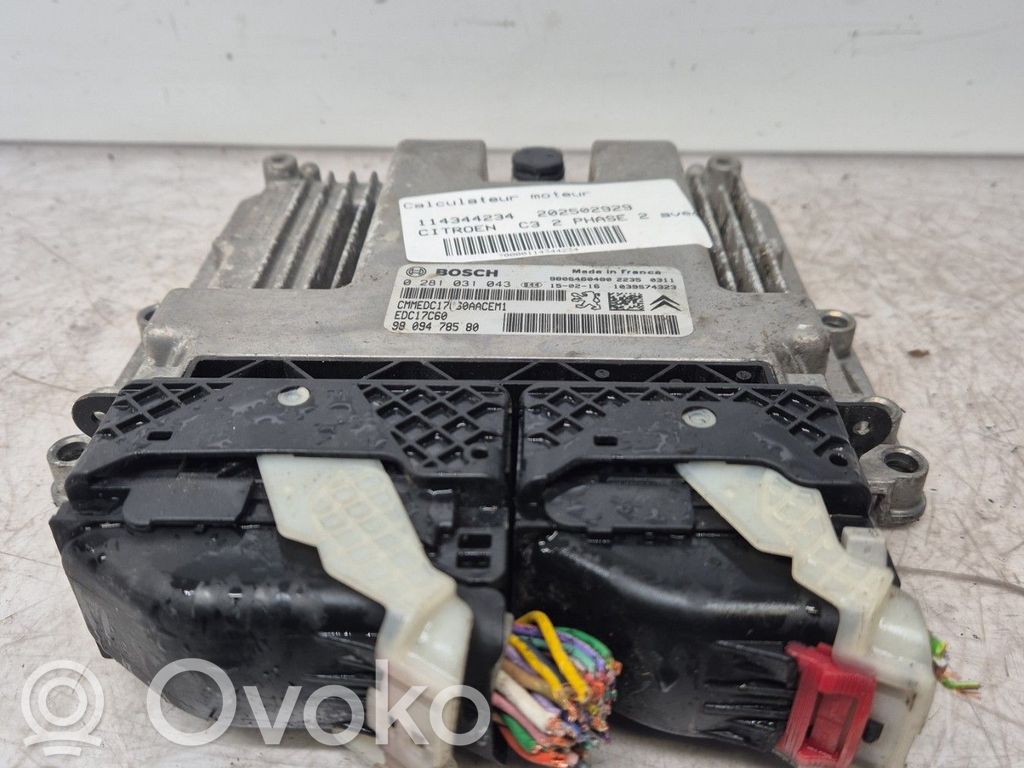 Citroen C3 Engine control unit/module 