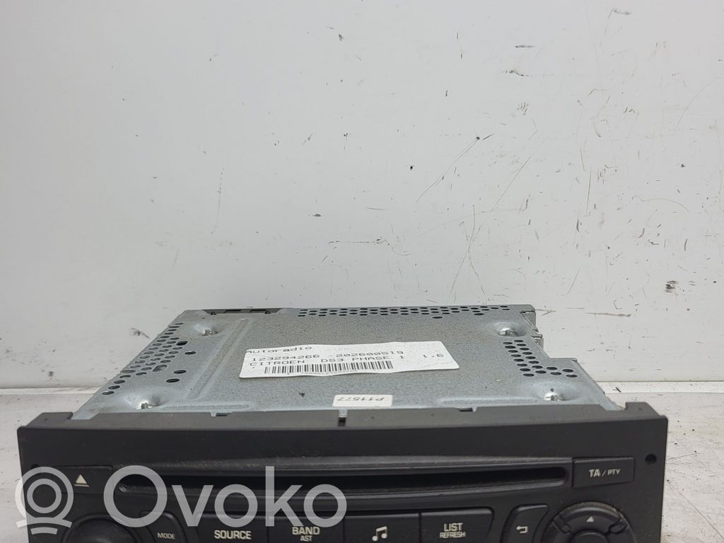 Citroen DS3 Unitate principală radio/CD/DVD/GPS 