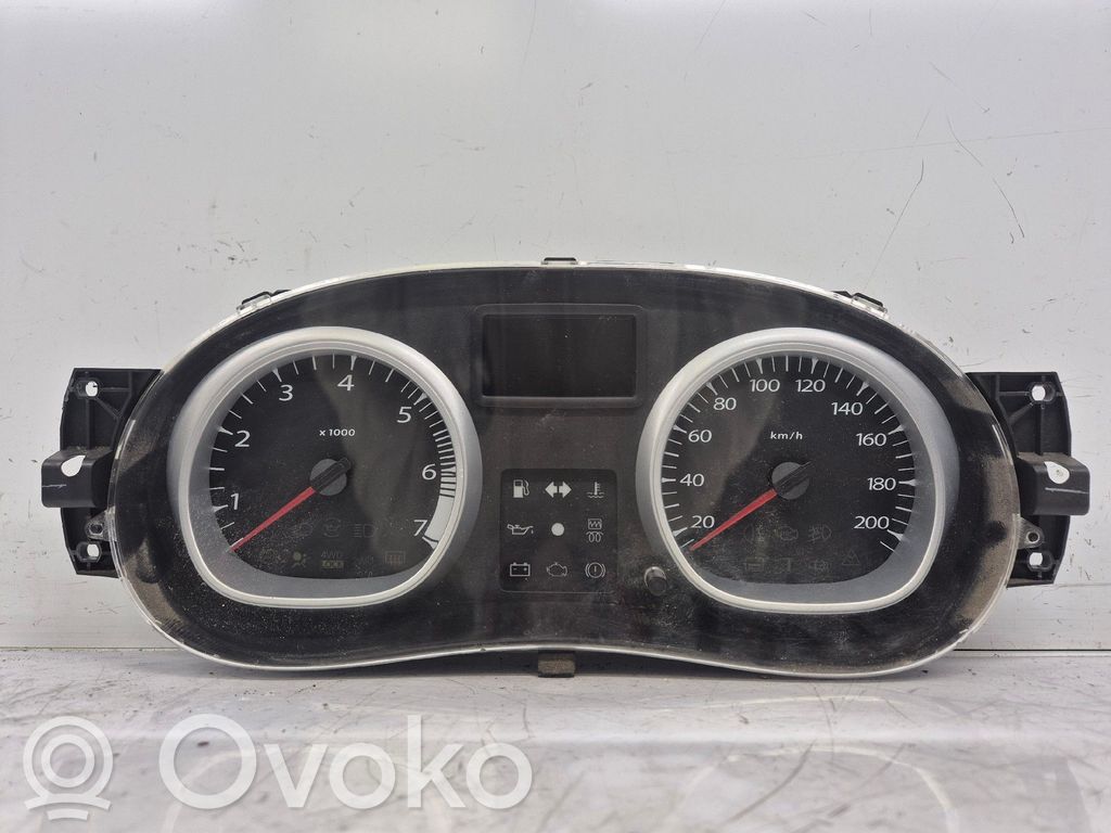 Dacia Duster Geschwindigkeitsmesser Cockpit 
